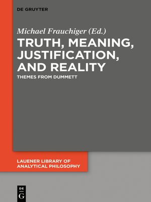 cover image of Truth, Meaning, Justification, and Reality
